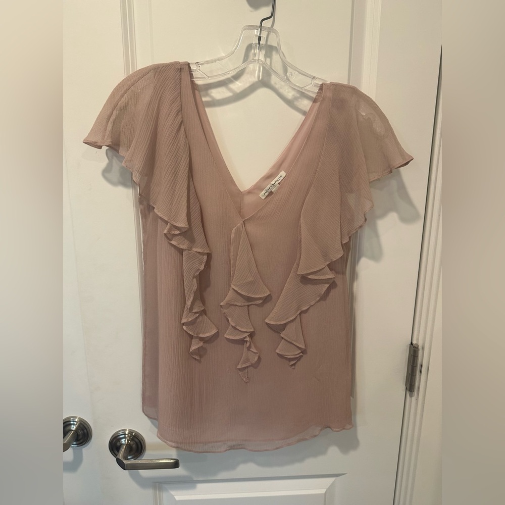 Banana Republic ruffle top